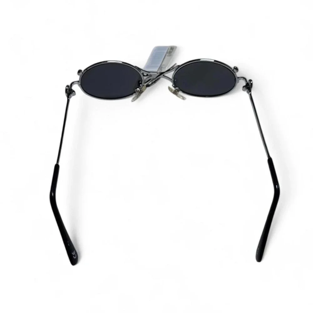 Vintage 90s Hourglass Oval Sunglasses